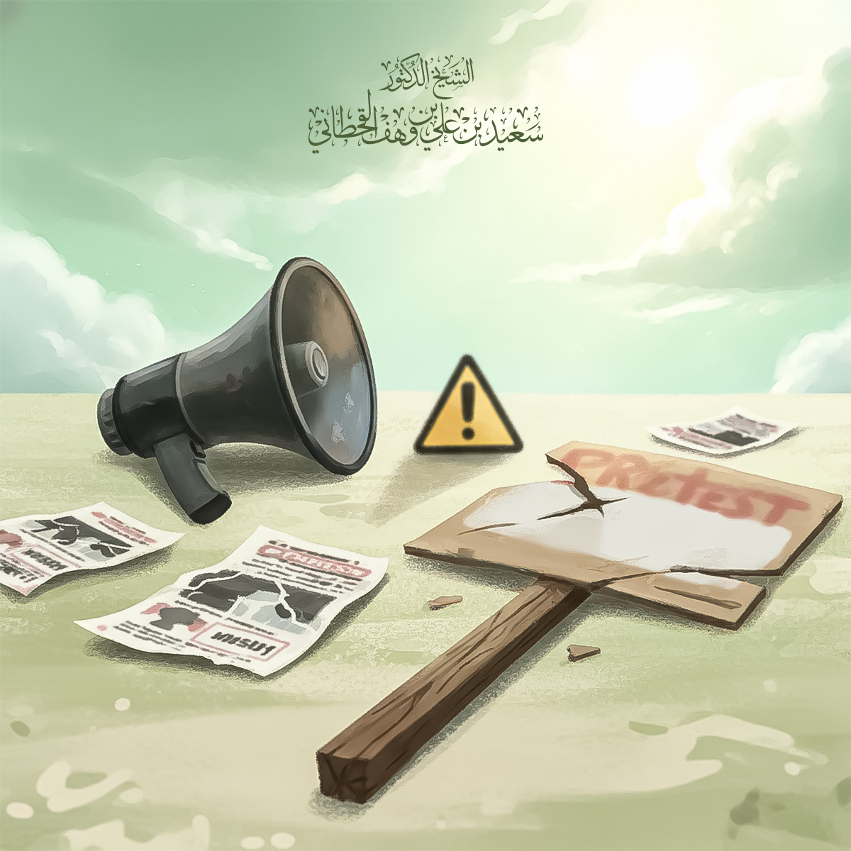 خطر المظاهرات على الدين والبلاد والعباد - Image 1